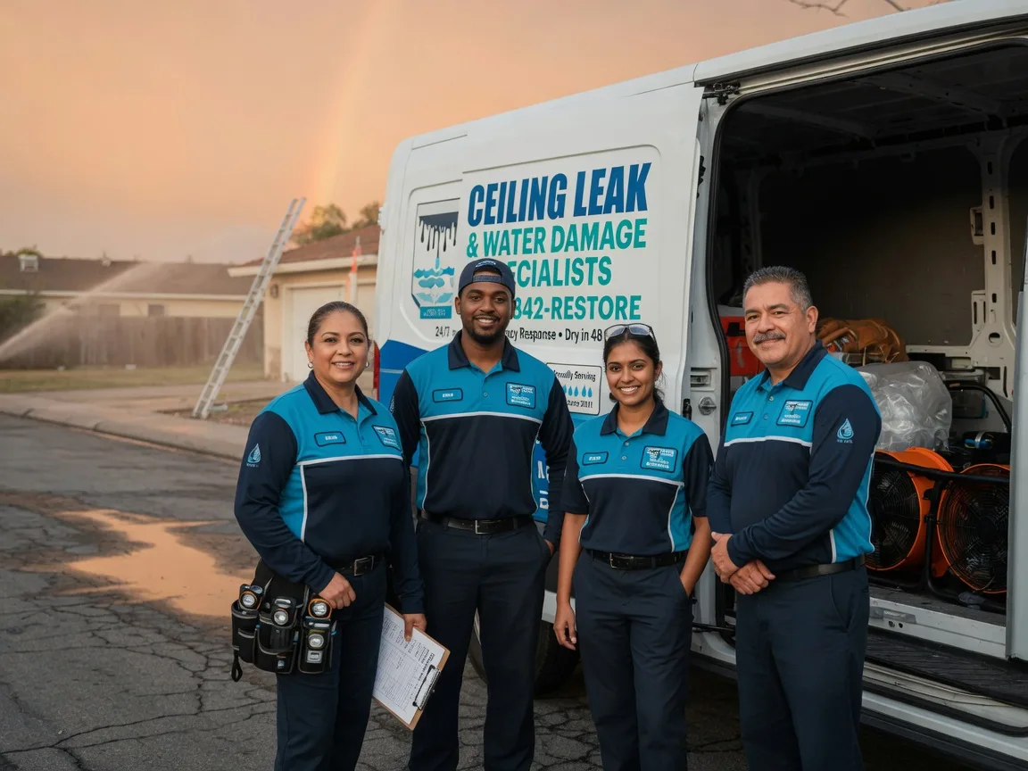 Ceiling Leak Cleanup company in Splendora, TX